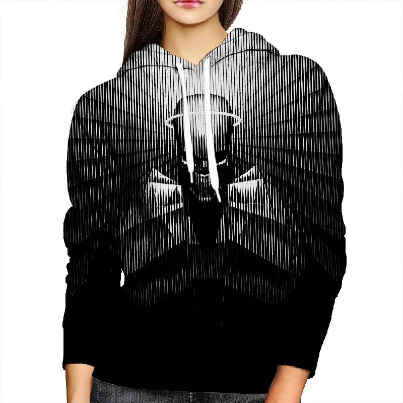 No Saints Womens Hoodie Hoodie with Drawstring Waist Adjustable Fitted
