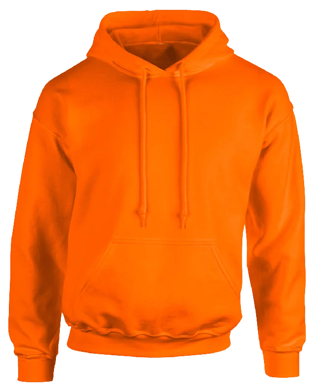 Orange Unisex Really Big Pullover Hoodies