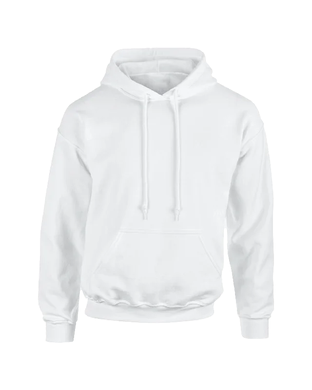 White Unisex Really Big Pullover Hoodies