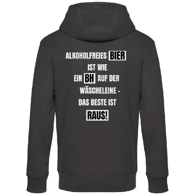 Premium Hoodie "BH" (Backprint) Hoodie with Toggle Buttons Decorative Unique