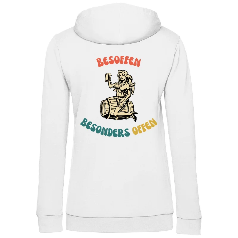 Premium Hoodie "Offen" (Woman) (Backprint) Hoodie with Hidden Zipper Minimalist Clean Premium Hoodie "Offen" (Woman) (Backprint) Hoodie with Hidden Zipper Minimalist Clean