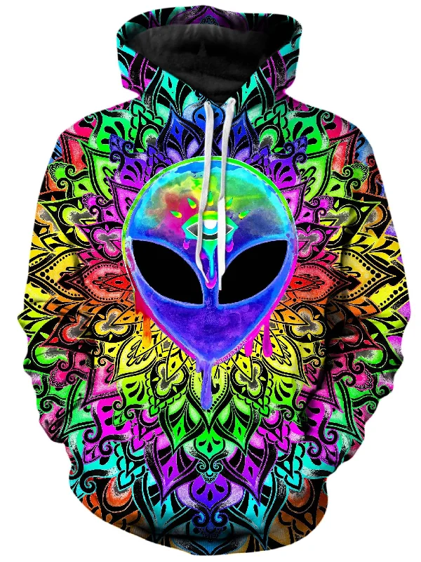 Psy Alien Purple Unisex Hoodie Hoodie with Crew Neck Simple Timeless