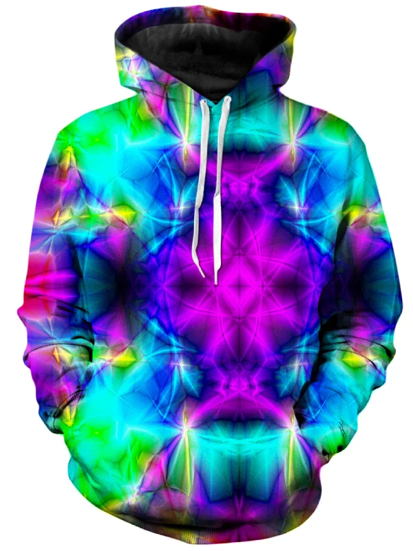 Psyched Mixed Dimension Unisex Hoodie Hoodie with Hem Patch Decorative Personalized
