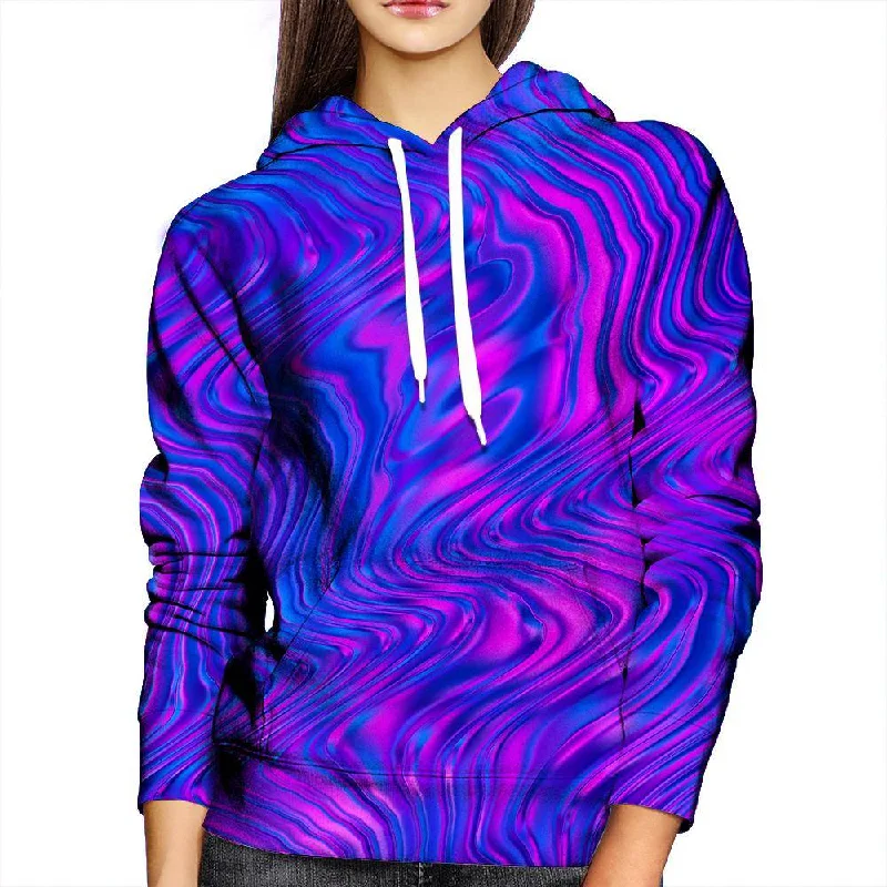 Purple Love Womens Hoodie Hoodie Crop Top Short Trendy