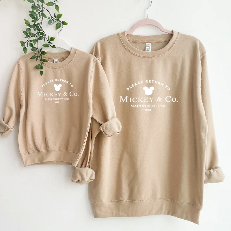 Return To USA Kids Matching Mum & Kid Sweatshirts Hoodie with Snap Buttons Easy Quick Return To USA Kids Matching Mum & Kid Sweatshirts Hoodie with Snap Buttons Easy Quick