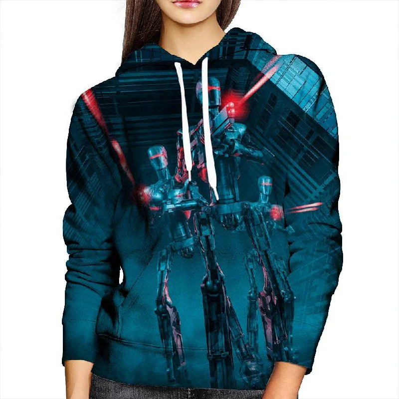 The Assault Womens Hoodie Hoodie with Hem Contrast Bold Stylish
