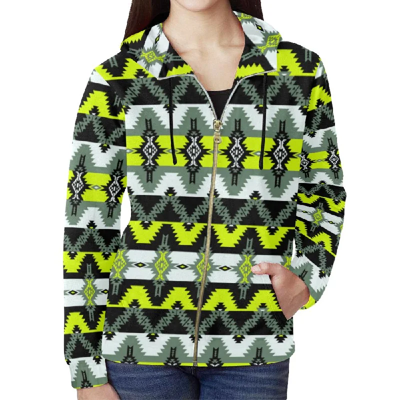 Two Spirit Medicine Full Zip Hoodie for Women Hoodie with Print Artistic Unique