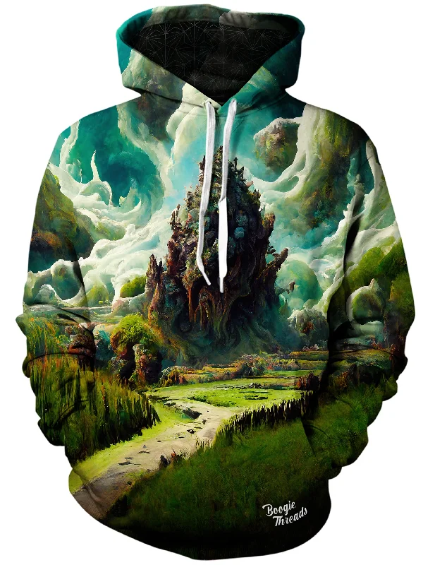 Wandering Smoke Unisex Hoodie Hoodie with Fur Luxurious Winter