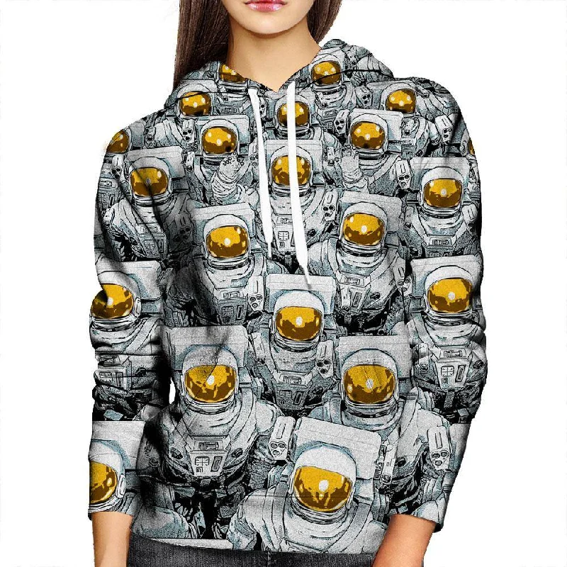 We Come In Peace Womens Hoodie Hoodie with Zipper Versatile Modern