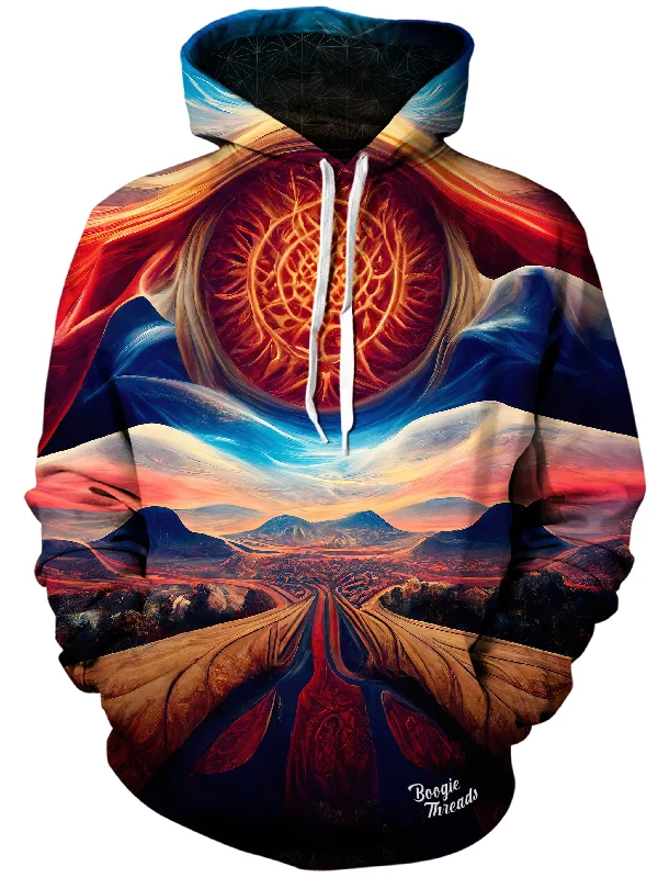 Wicked Sympathy Unisex Hoodie Hoodie with Hem Fringe Bohemian Relaxed