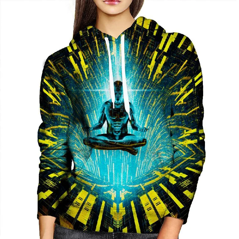 Zen Singularity Womens Hoodie Hoodie with Ribbed Hem Stretchable Secure