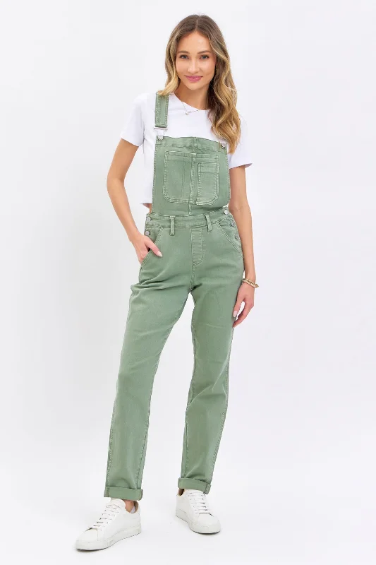 JUDY BLUE SAGE HIGH WAIST GARMENT DYED OVERALLS BOYFRIEND FIT DENIM Vintage Corduroy Jumpsuit JUDY BLUE SAGE HIGH WAIST GARMENT DYED OVERALLS BOYFRIEND FIT DENIM Vintage Corduroy Jumpsuit