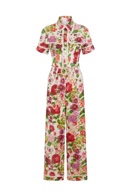 Martha Overalls Utility Zip-Front Overalls