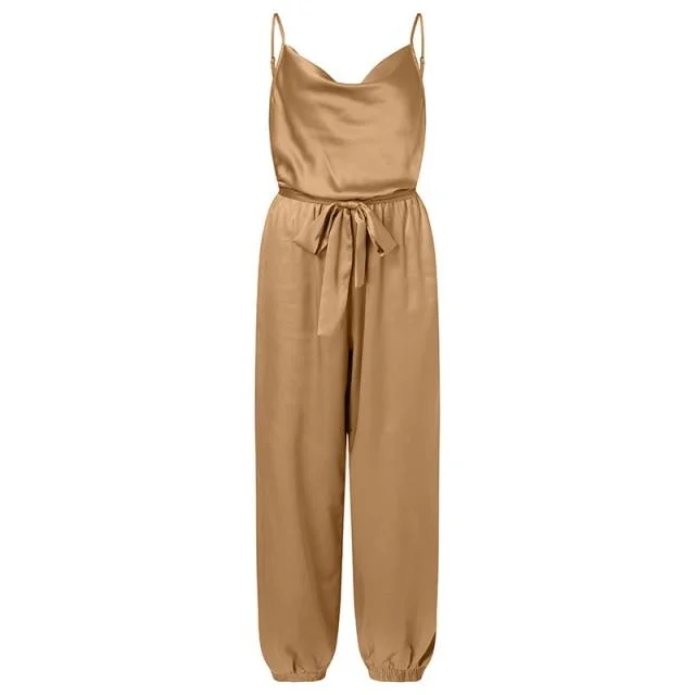 Women Jumpsuits Lace Up Irregular Overalls Casual Short Sleeve Romper Distressed Ripped Jumpsuit Women Jumpsuits Lace Up Irregular Overalls Casual Short Sleeve Romper Distressed Ripped Jumpsuit