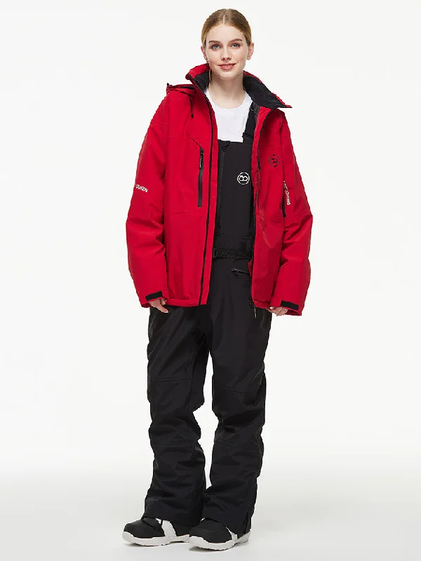 Women's Arctic Queen Mountain Windbreaker Thermal Snow Suits with Overalls Bibs Ruffled Shoulder Overalls Women's Arctic Queen Mountain Windbreaker Thermal Snow Suits with Overalls Bibs Ruffled Shoulder Overalls