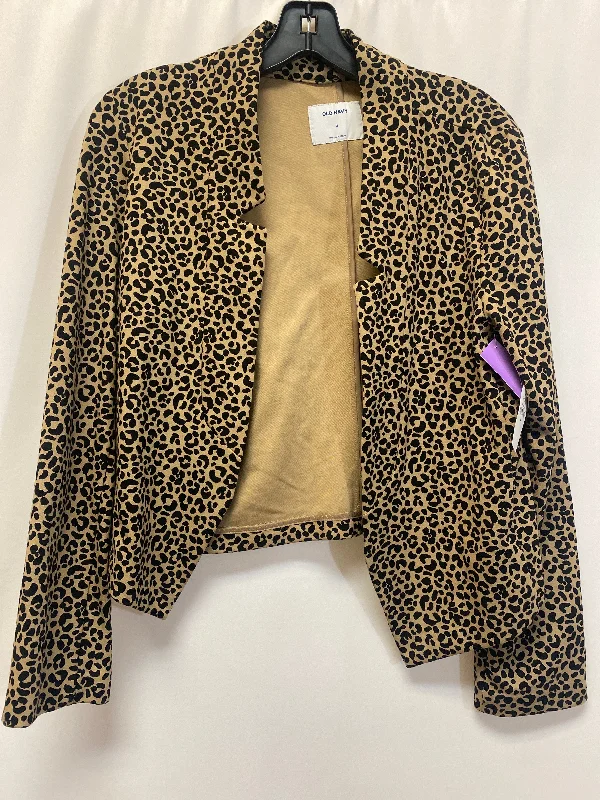 Animal Print Blazer Old Navy, Size M Women's Custom Jacket