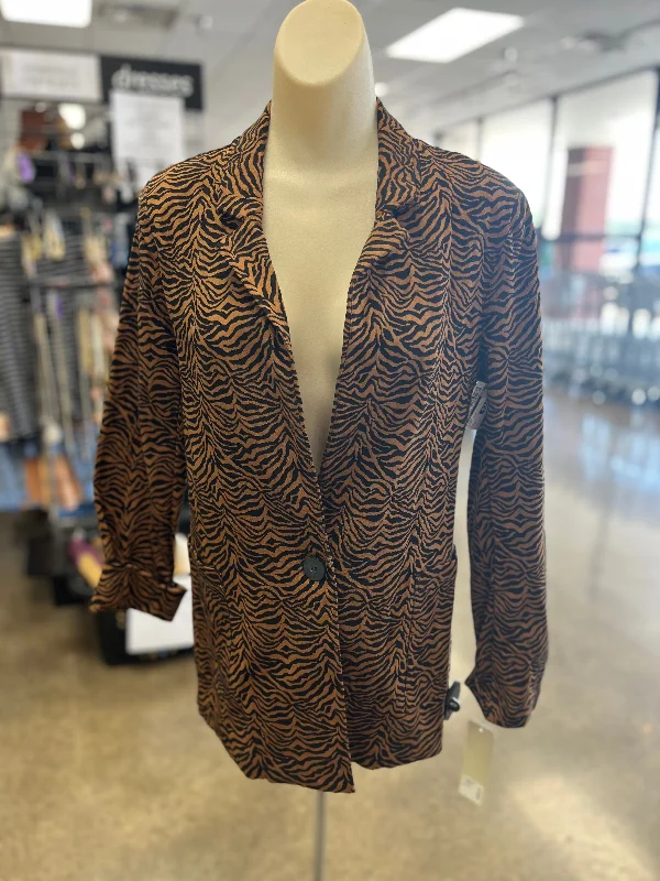 Animal Print Blazer Rd Style, Size M Women's Designer Suit