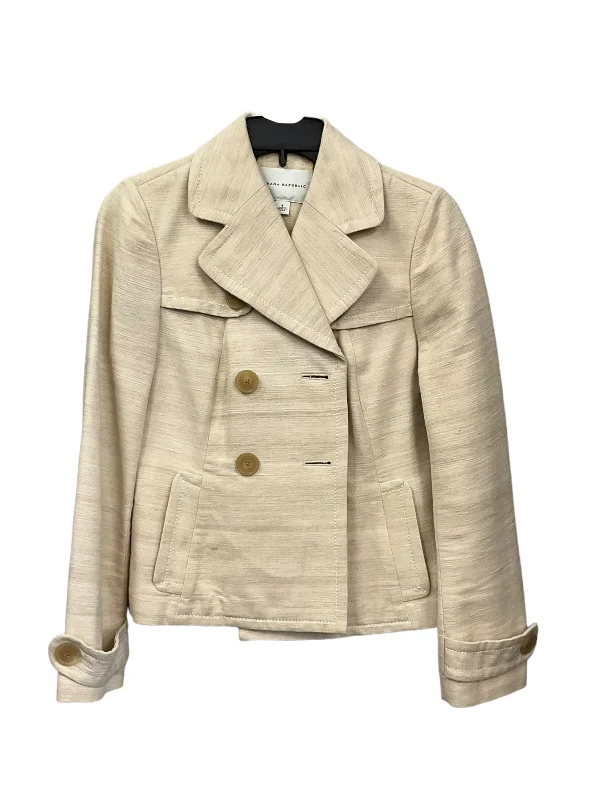 Beige Blazer Banana Republic, Size 4 Women's Handmade Blazer