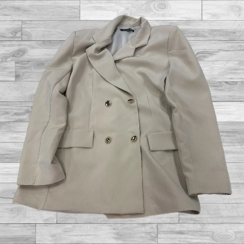 Beige Blazer Boohoo Boutique, Size M Women's Premium Blazer