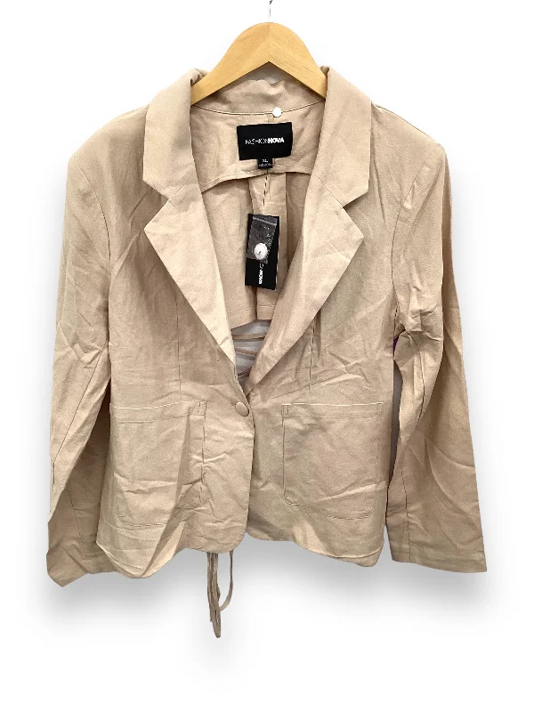 Beige Blazer Fashion Nova, Size Xl Women's Handmade Blazer