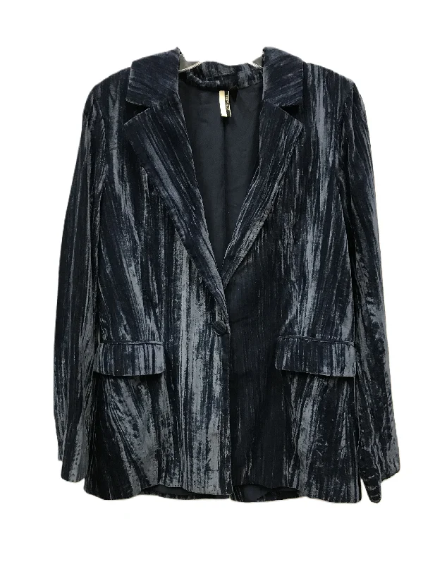 Blue Blazer By Top Shop, Size: S Silk Women's Blazer