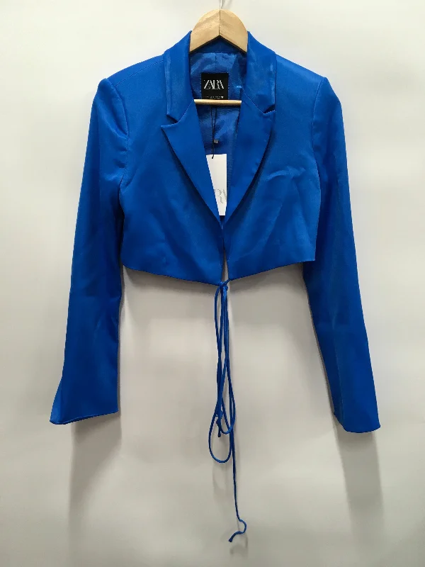 Blue Blazer Zara, Size S Women's Handmade Blazer