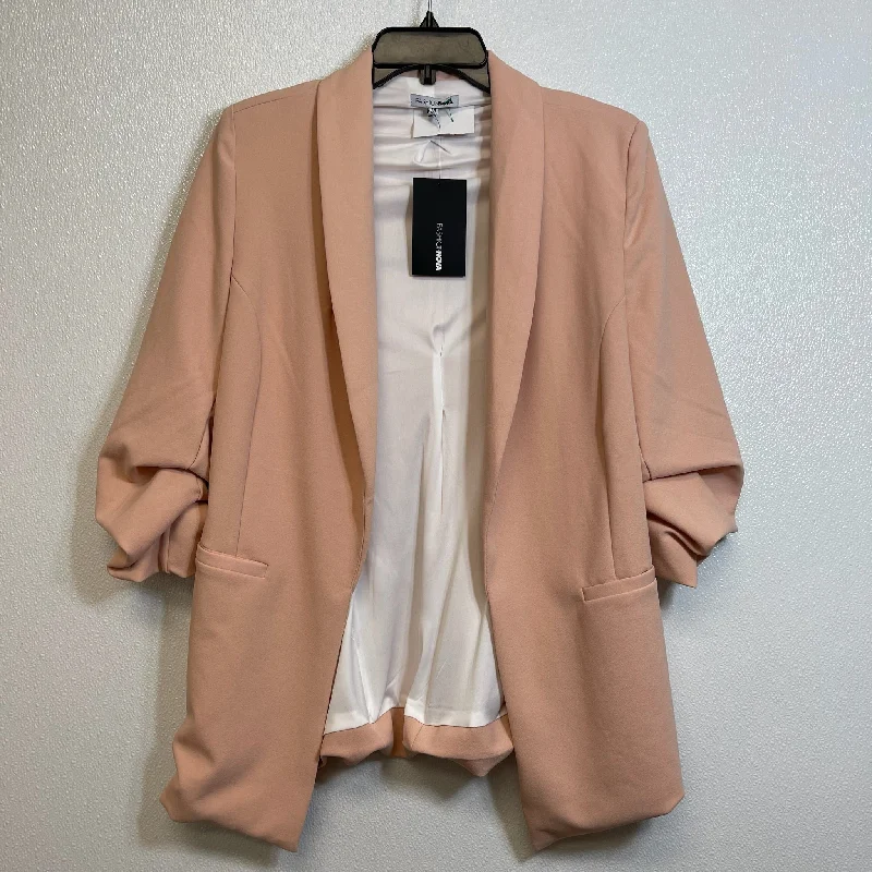 Blush Blazer Fashion Nova, Size M Women's Simple Blazer