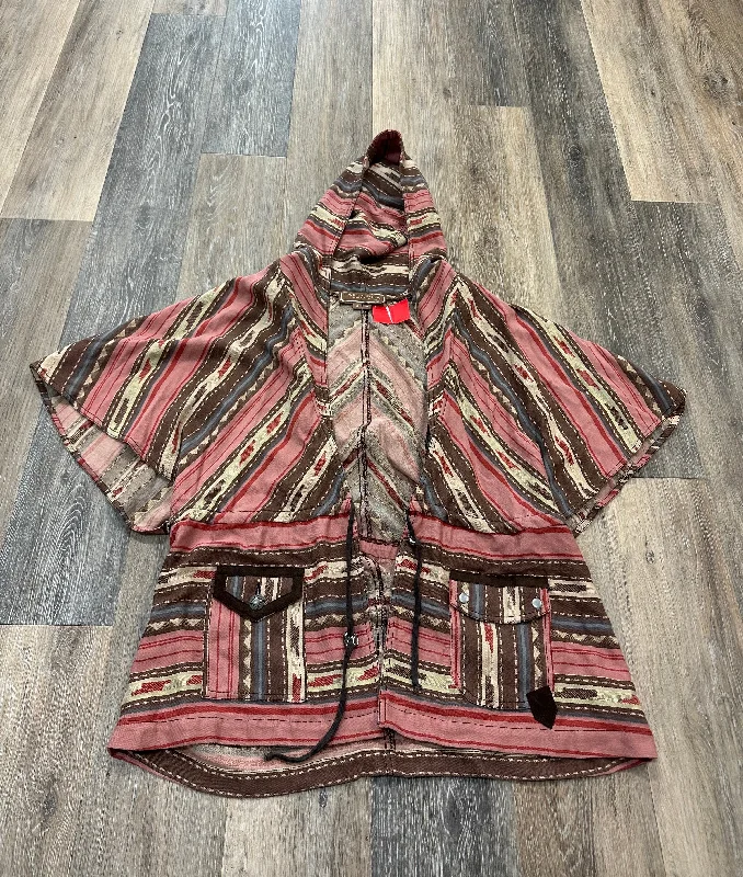 Brown Blazer Double D Ranch, Size S Women's Trench Blazer