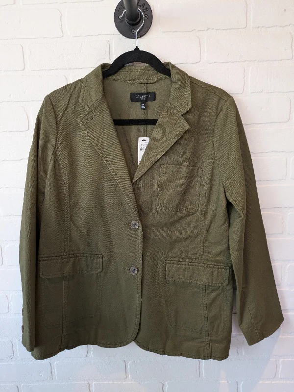 Green Blazer Talbots, Size M Women's High-End Blazer