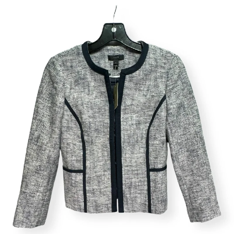 Navy Blazer J. Crew, Size 0 Silk Women's Blazer