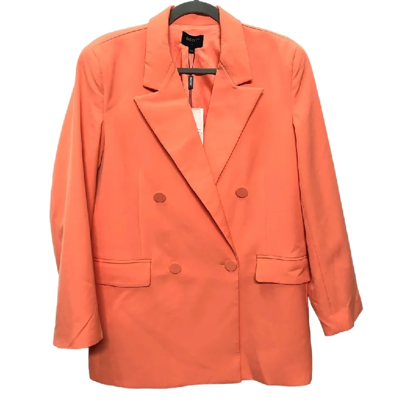 Orange Blazer Bardot, Size Xs Women's Trendy Jacket