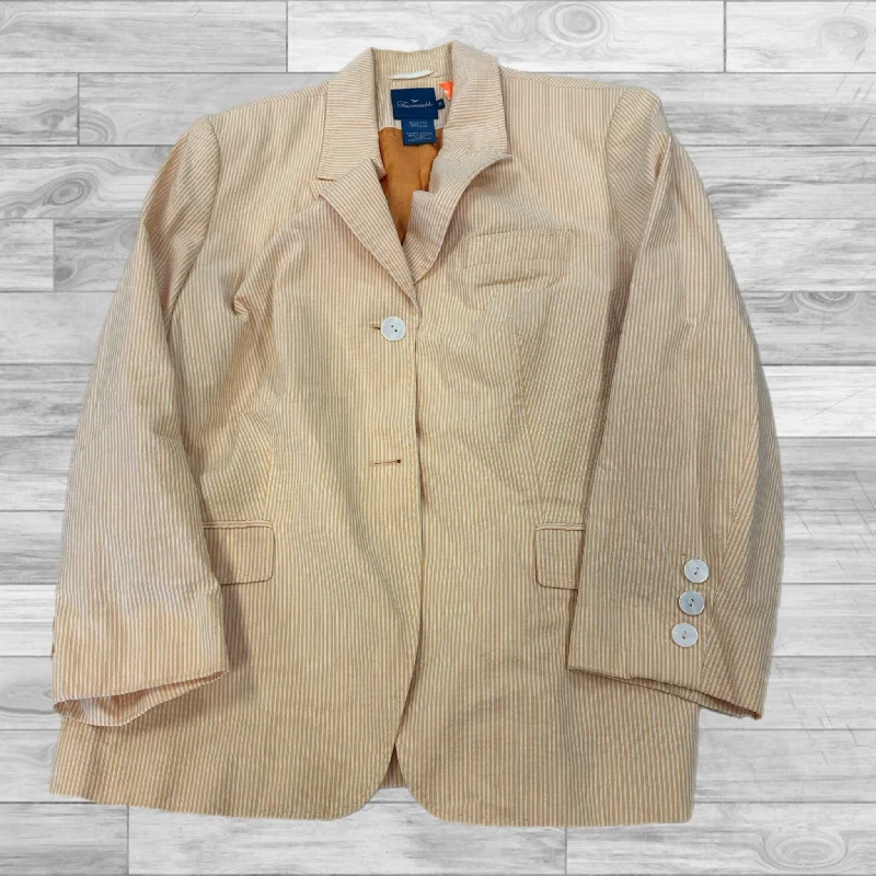 Orange Blazer Facconnable, Size 16 Women's Vintage Suit