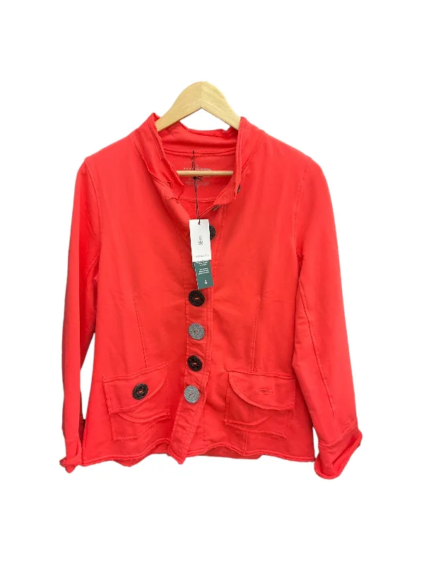 Orange Blazer Neon Buddha, Size M Women's Casual Suit