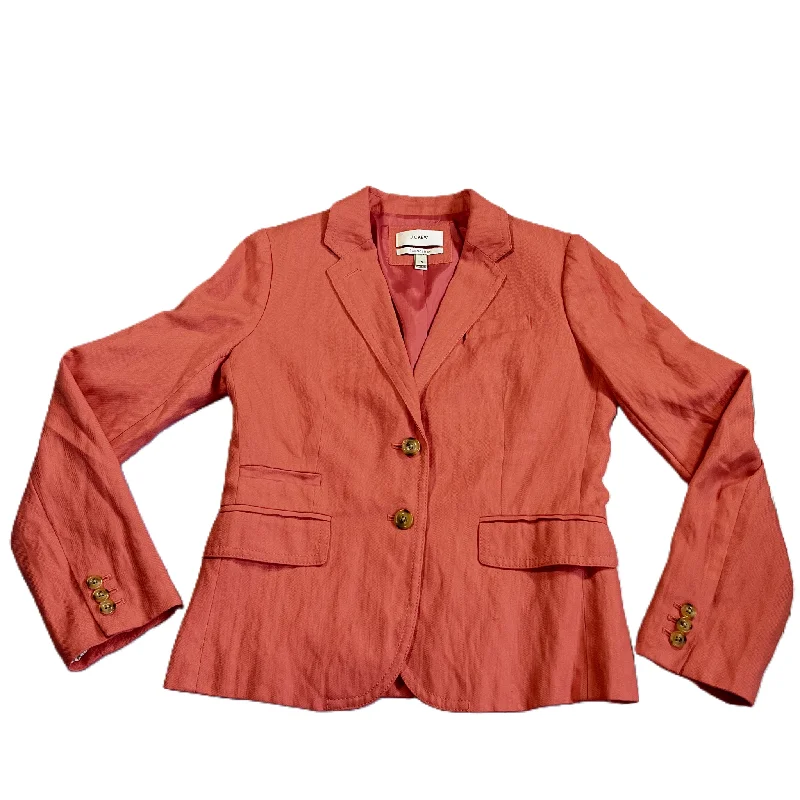 Peach Blazer By J. Crew, Size: Xs Women's Solid Blazer