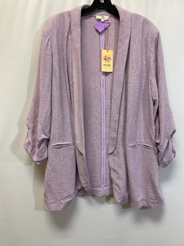 Purple Blazer Entro, Size Xl Slim Fit Blazer