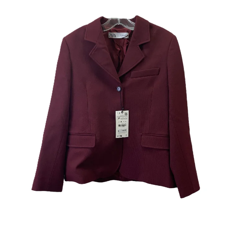 Red Blazer By Zara, Size: M Plus Size Women's Coat