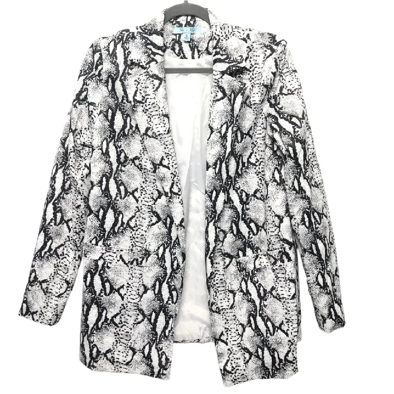 Snakeskin Print Blazer She + Sky, Size S Women's Luxurious Jacket