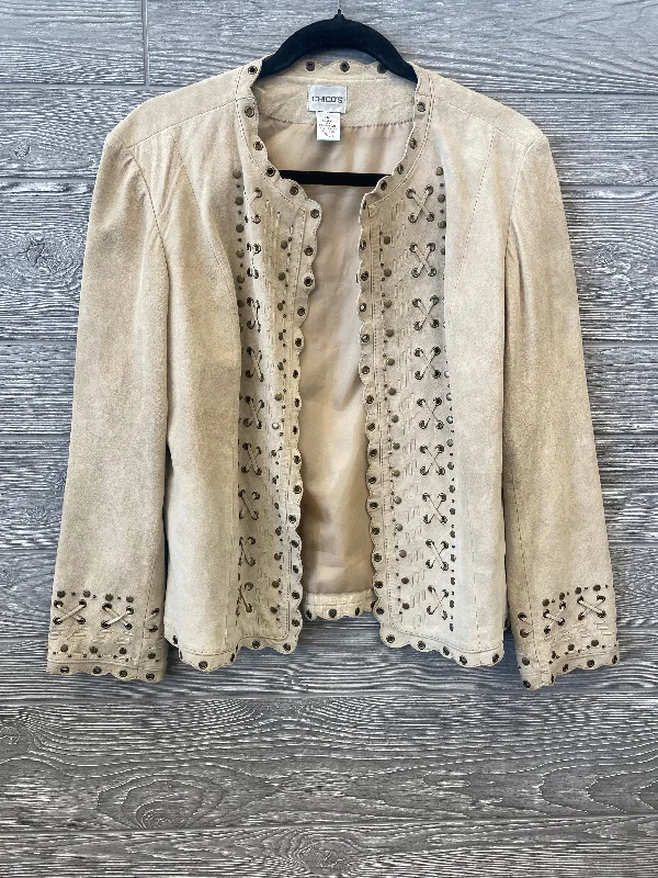 Tan Blazer Chicos, Size S Women's Daily Blazer