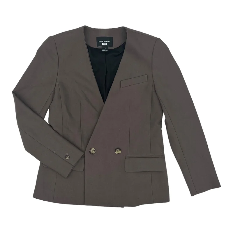 TAN CLUB MONACO BLAZER, Size S Women's Vintage Suit