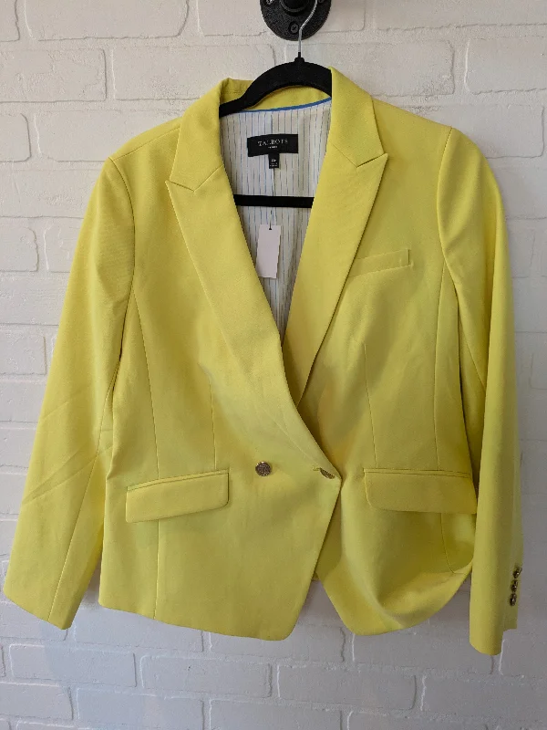 Yellow Blazer Talbots, Size M Women's Premium Blazer