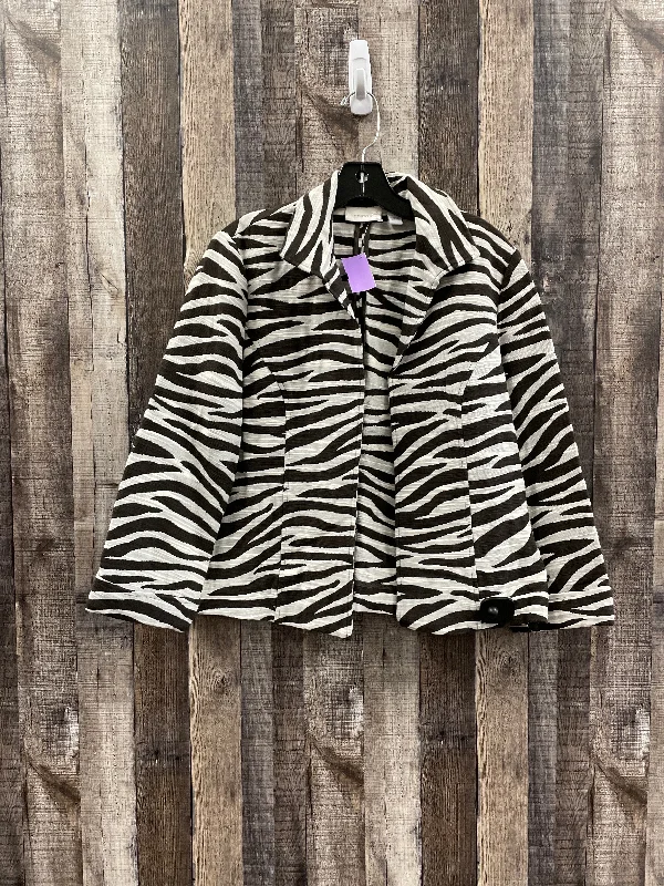 Zebra Print Blazer Chicos, Size M Women's Wedding Blazer
