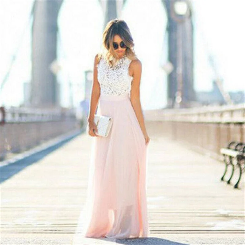 2023 Lace Women Dresses Maxi Boho Floral Summer Beach Long Dress Club Cocktail Party Sun Dress Femme Tunics Practical durable 2023 Lace Women Dresses Maxi Boho Floral Summer Beach Long Dress Club Cocktail Party Sun Dress Femme Tunics Practical durable