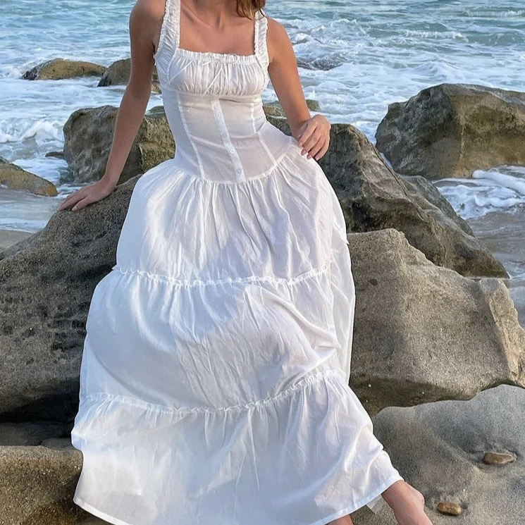 New Lazy Resort Style Pleated Front Cuff Design Extra-long Dress Goddess Skirt Swing Skirt Tunics Winter warm New Lazy Resort Style Pleated Front Cuff Design Extra-long Dress Goddess Skirt Swing Skirt Tunics Winter warm
