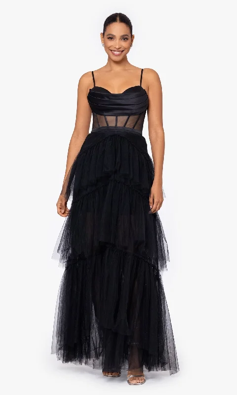 Formal Long Dress BA-26249 by Betsy and Adam Tunics Custom made