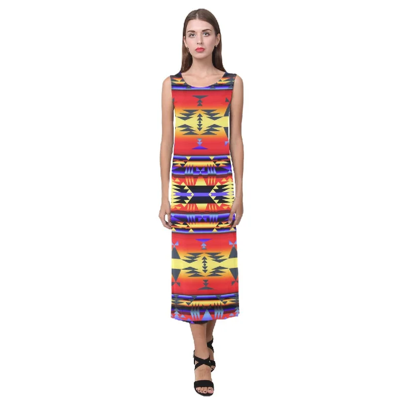 Between the San Juan Mountains Phaedra Sleeveless Open Fork Long Dress Tunics Bestseller popular Between the San Juan Mountains Phaedra Sleeveless Open Fork Long Dress Tunics Bestseller popular