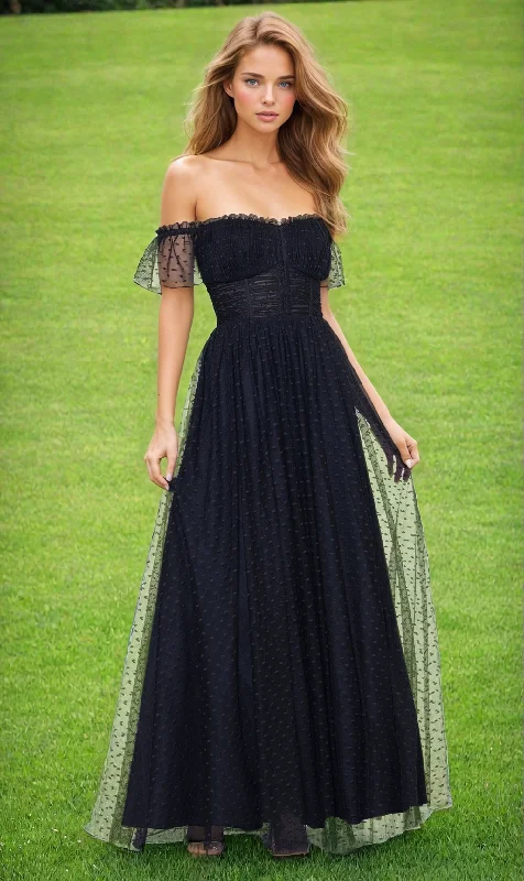 Formal Long Dress 4601Bn by Blondie Nites Tunics Prom sequined