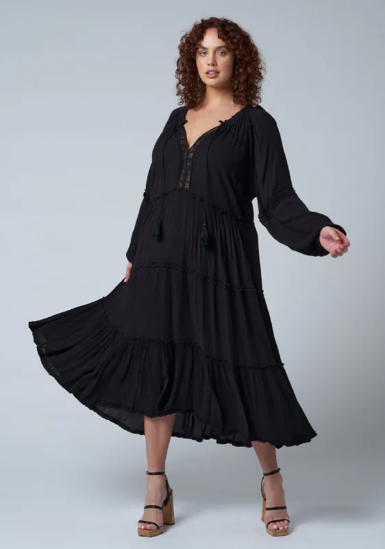 Great Escape Midi Dress Tunics Satin smooth