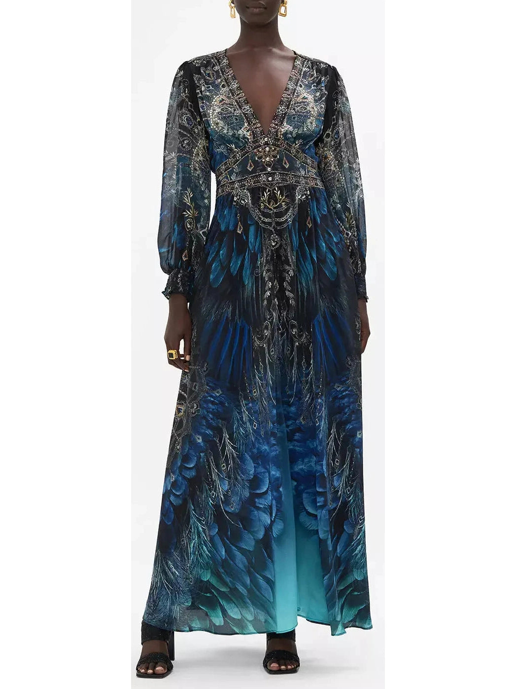 Ground Control Button Dress With Shaped Waistband Tunics Modern contemporary