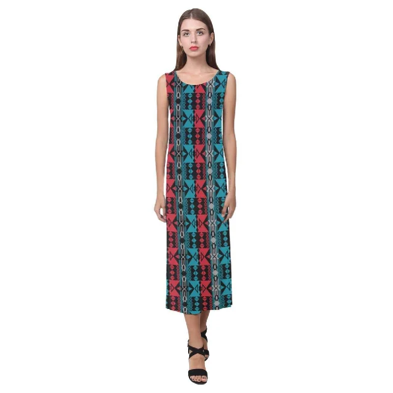 Inside the Lodge Phaedra Sleeveless Open Fork Long Dress Tunics Long Elegant