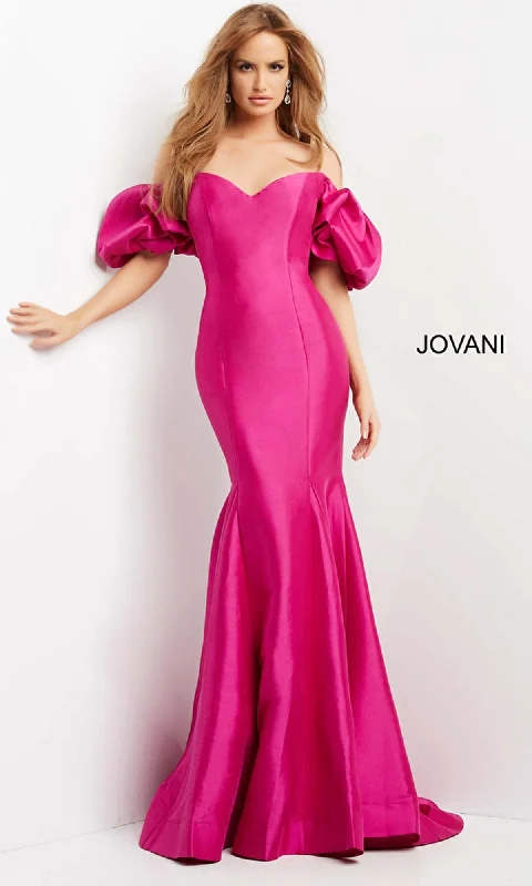 Formal Long Dress 09031 by Jovani Tunics Mesh breathable